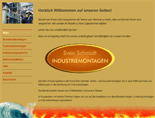 Tablet Screenshot of elektro-industriemontage.de
